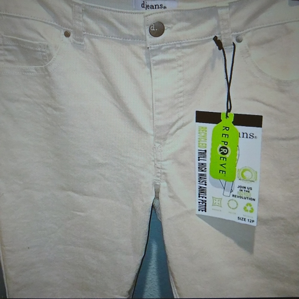 d. jeans Women's Cream Skinny Jeans